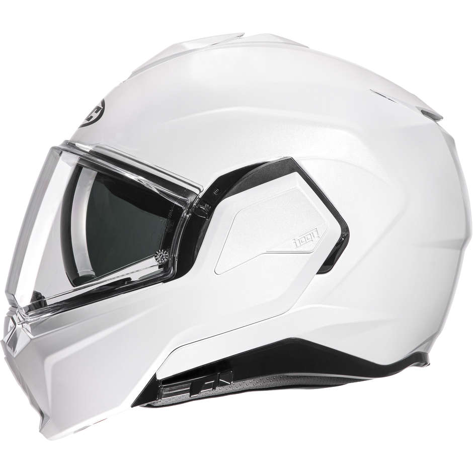 Modular Motorcycle Helmet Hjc i100 UNI White