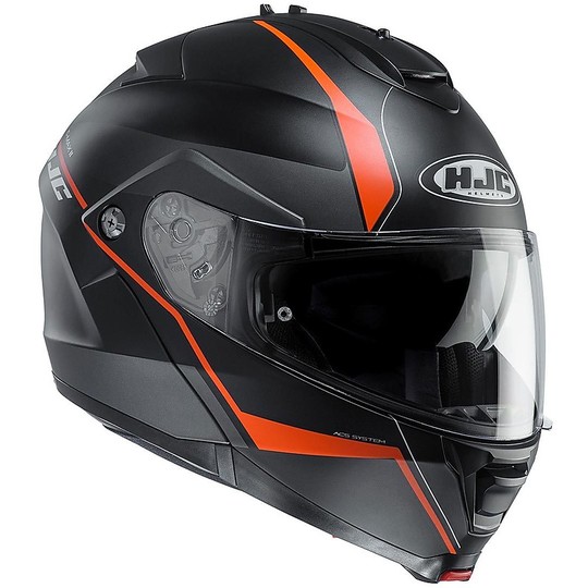 Modular Motorcycle Helmet HJC IS-MAX 2 Double Visor Mine MC-7SF
