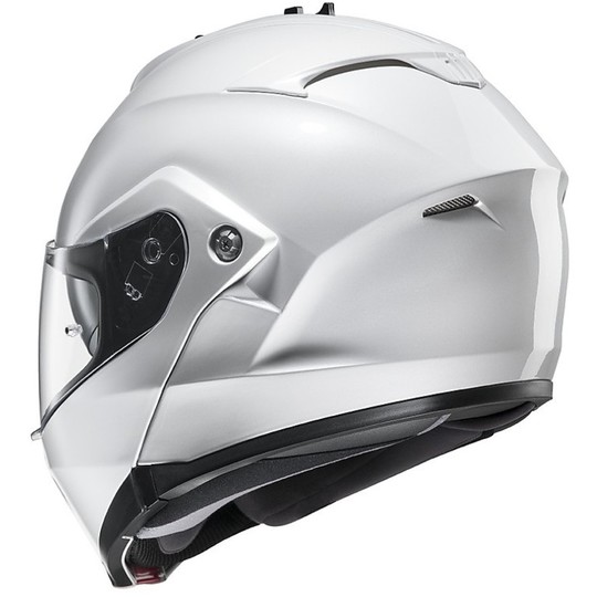 Modular Motorcycle Helmet HJC IS-MAX 2 Double Visor Yellow Fluo