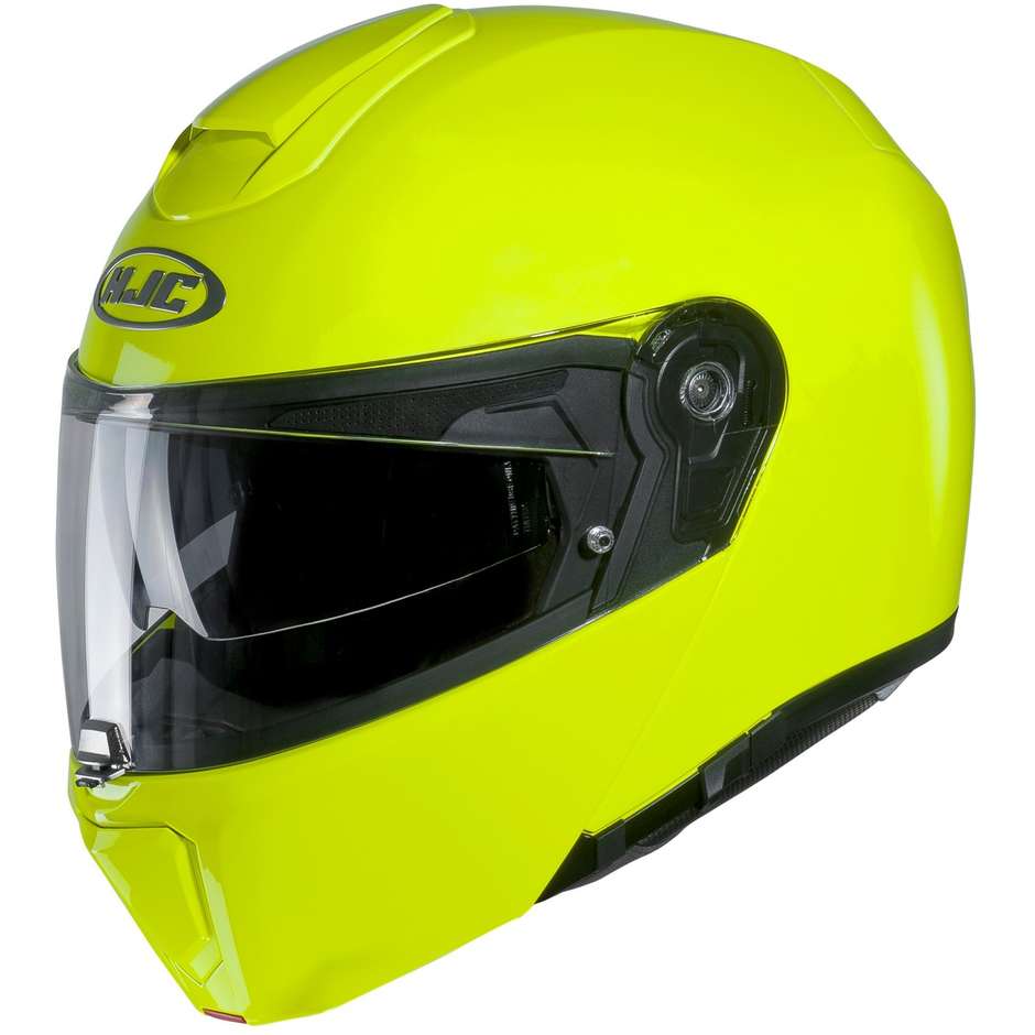 Modular Motorcycle Helmet Hjc RPHA 90S UNI Fluo Green