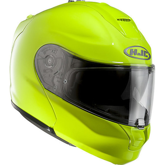 Modular Motorcycle Helmet HJC Visor RPHA MAX EVO Double Yellow Fluo New in 2014