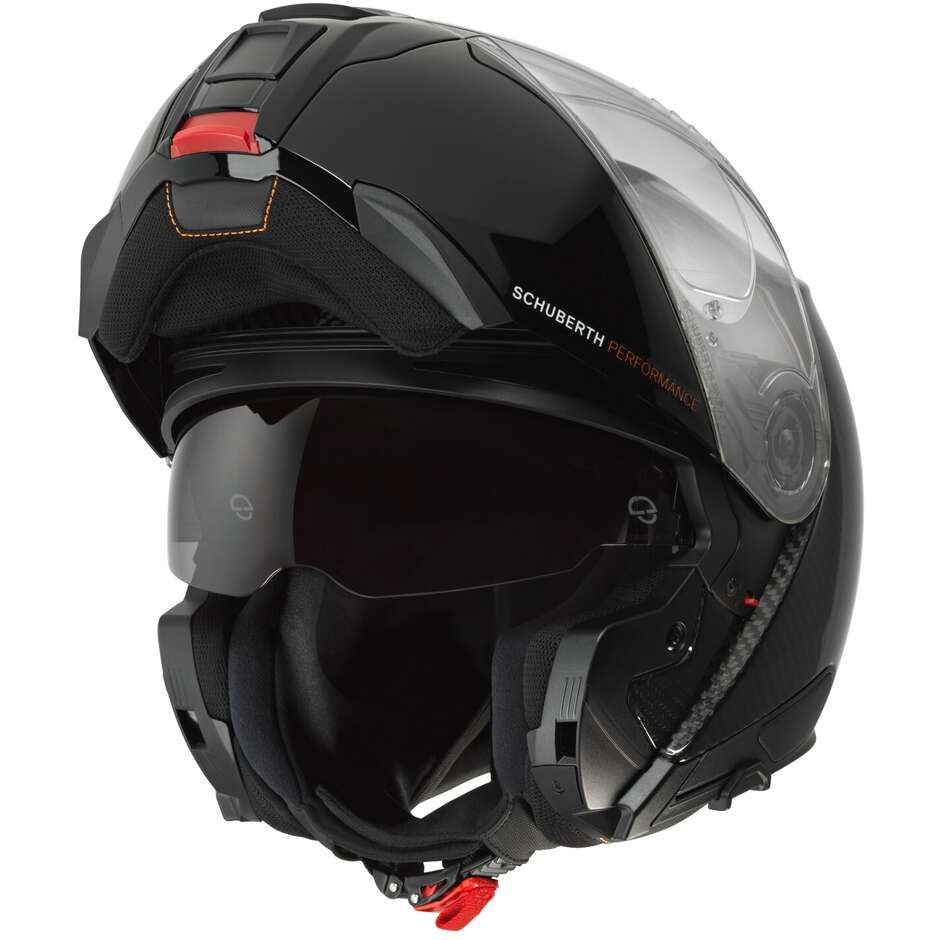 Modular Motorcycle Helmet in Carbon Schubert C5 CARBON Polished