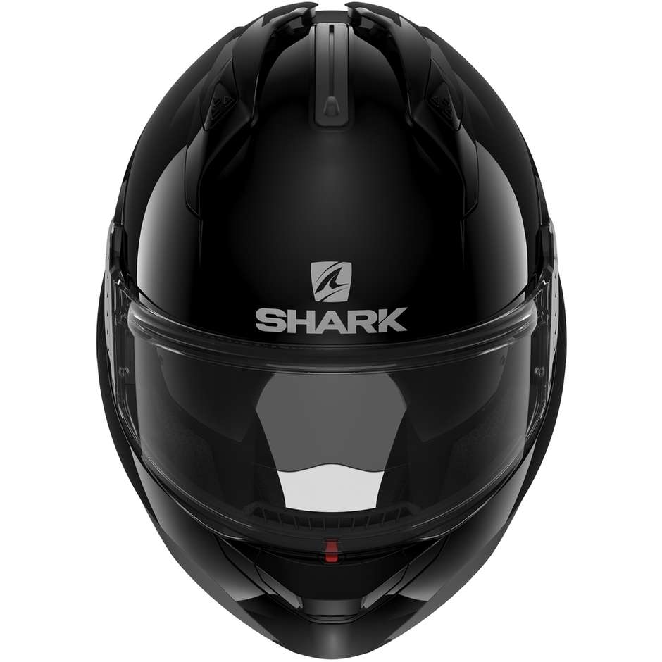 Modular Motorcycle Helmet In Shark EVO GT BLANK Black
