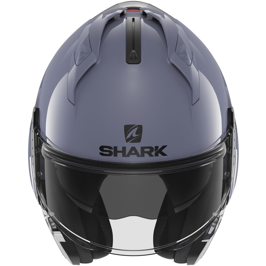 Modular Motorcycle Helmet In Shark EVO GT BLANK Gray