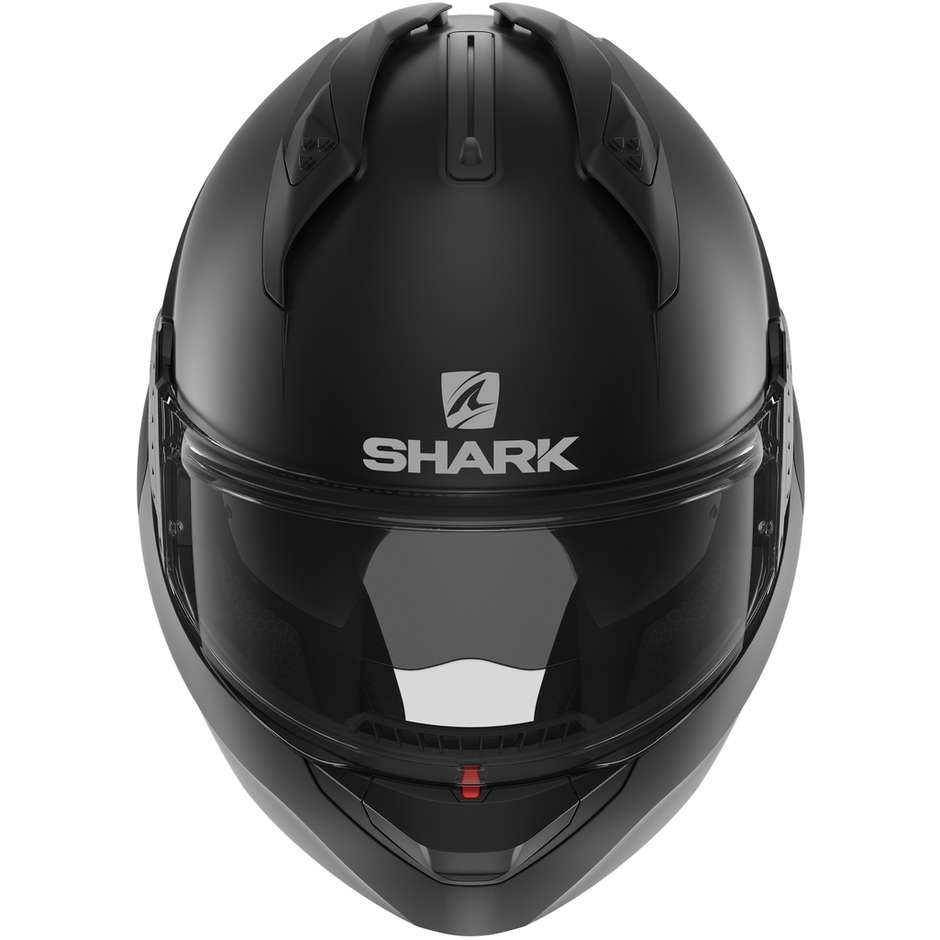Modular Motorcycle Helmet In Shark EVO GT BLANK Matt Black