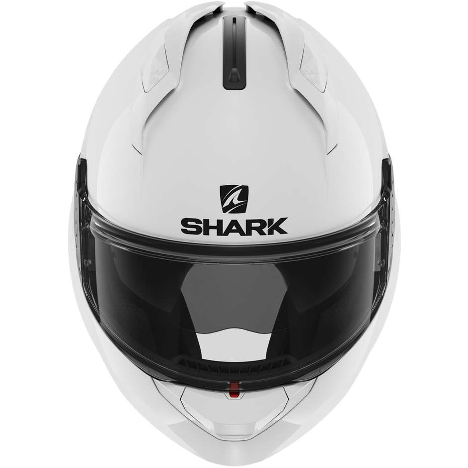 Modular Motorcycle Helmet In Shark EVO GT BLANK White
