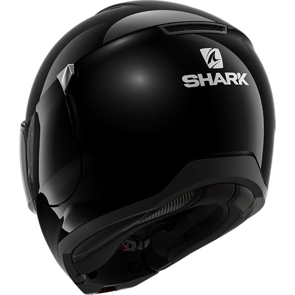 Modular Motorcycle Helmet In Shark EVOJET BLANK Black