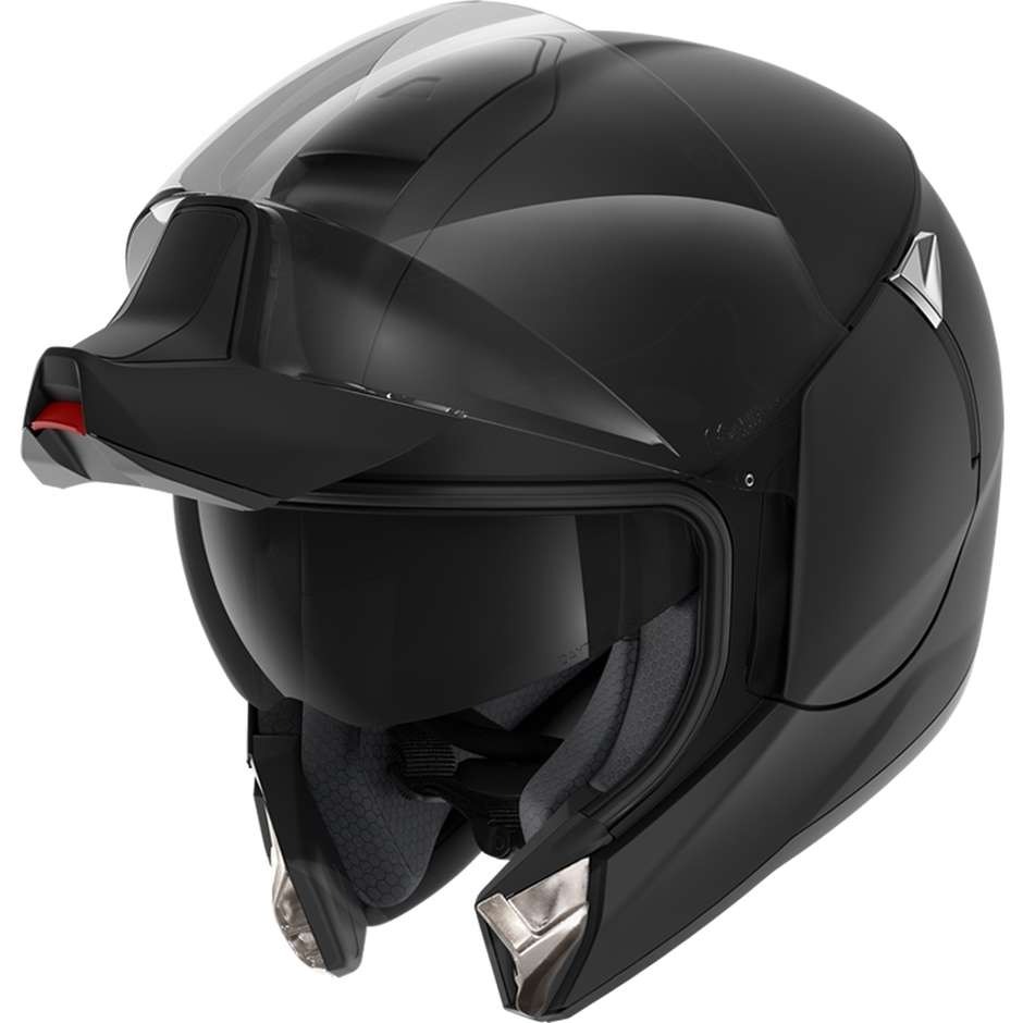 Modular Motorcycle Helmet In Shark EVOJET BLANK Matt Black