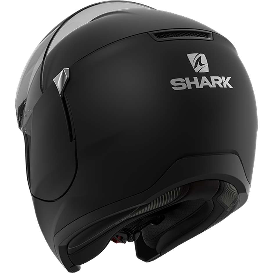 Modular Motorcycle Helmet In Shark EVOJET BLANK Matt Black
