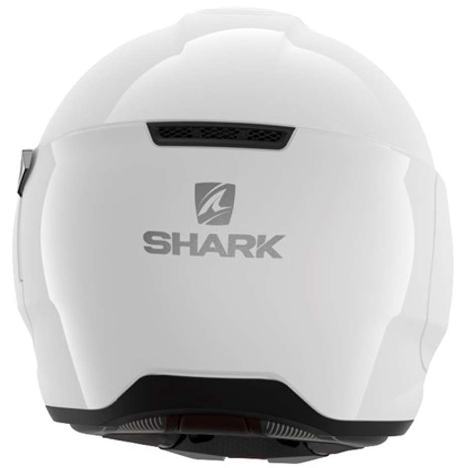 Modular Motorcycle Helmet In Shark EVOJET BLANK White
