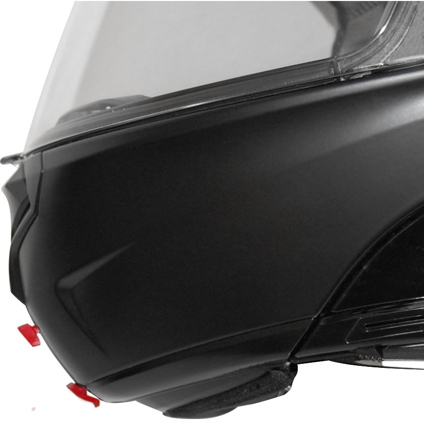 Modular Motorcycle Helmet in X-Lite X-1005 ELEGANCE Fiber N-Com 005 Matt Gray
