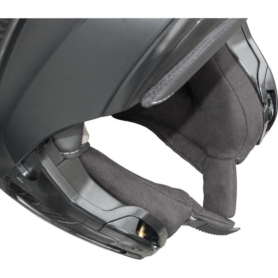 Modular Motorcycle Helmet in X-Lite X-1005 ELEGANCE N-Com 003 White Metal Fiber