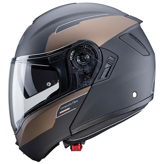 Modular Motorcycle Helmet Modified P / J Caberg LEVO PROSPECT Black Matt Bronze