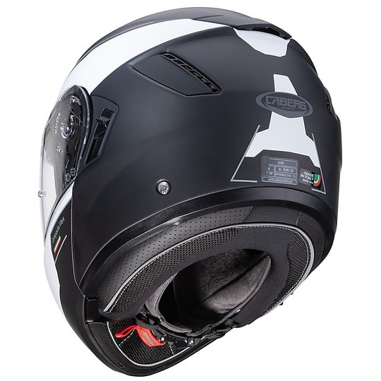 Modular Motorcycle Helmet Modified P / J Caberg LEVO PROSPECT Black Matt White