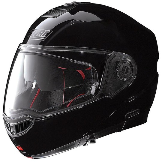 Modular Motorcycle Helmet Nolan N104 Absolute Classic N-COM 03 Black Shiny