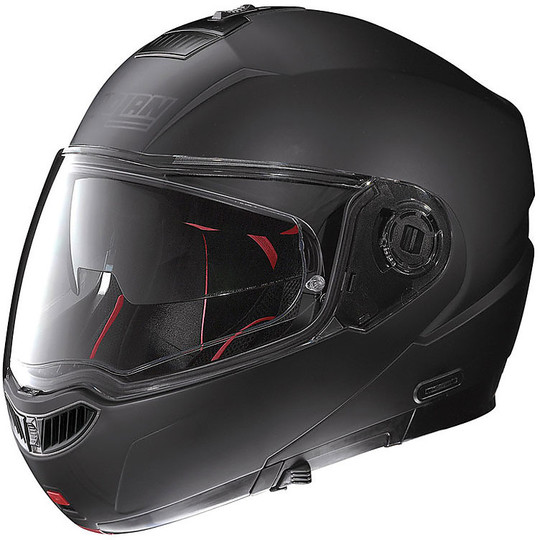Modular Motorcycle Helmet Nolan N104 Absolute Classic N-COM 10 Black Opaque