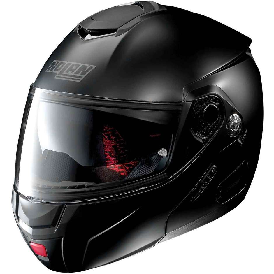 Modular Motorcycle Helmet Nolan N90.2 Classic N-COM Black Opaque