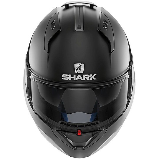 Modular Motorcycle Helmet Openable Shark EVO ONE 2 BLANK Matt Black
