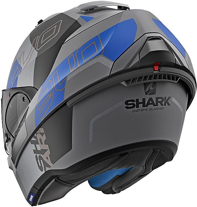 Modular Motorcycle Helmet Openable Shark EVO ONE 2 SLASHER Anthracite