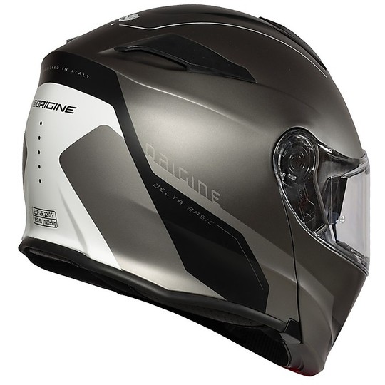 Modular Motorcycle Helmet Origin DELTA Basic DIVISION Matt Titanium