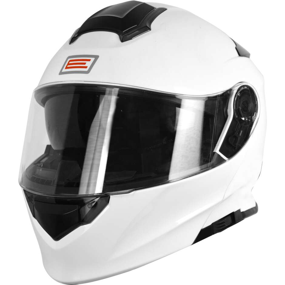 Modular Motorcycle Helmet Origin DELTA BASIC Solid White - Glossy