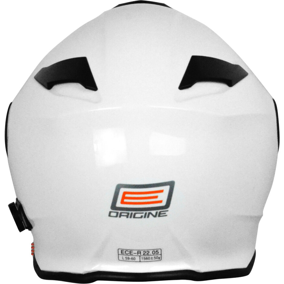 Modular Motorcycle Helmet Origin DELTA Bt Solid Glossy White