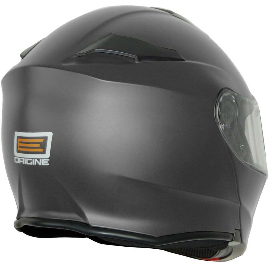 Modular Motorcycle Helmet Origin DELTA Bt Solid Titanium Matt