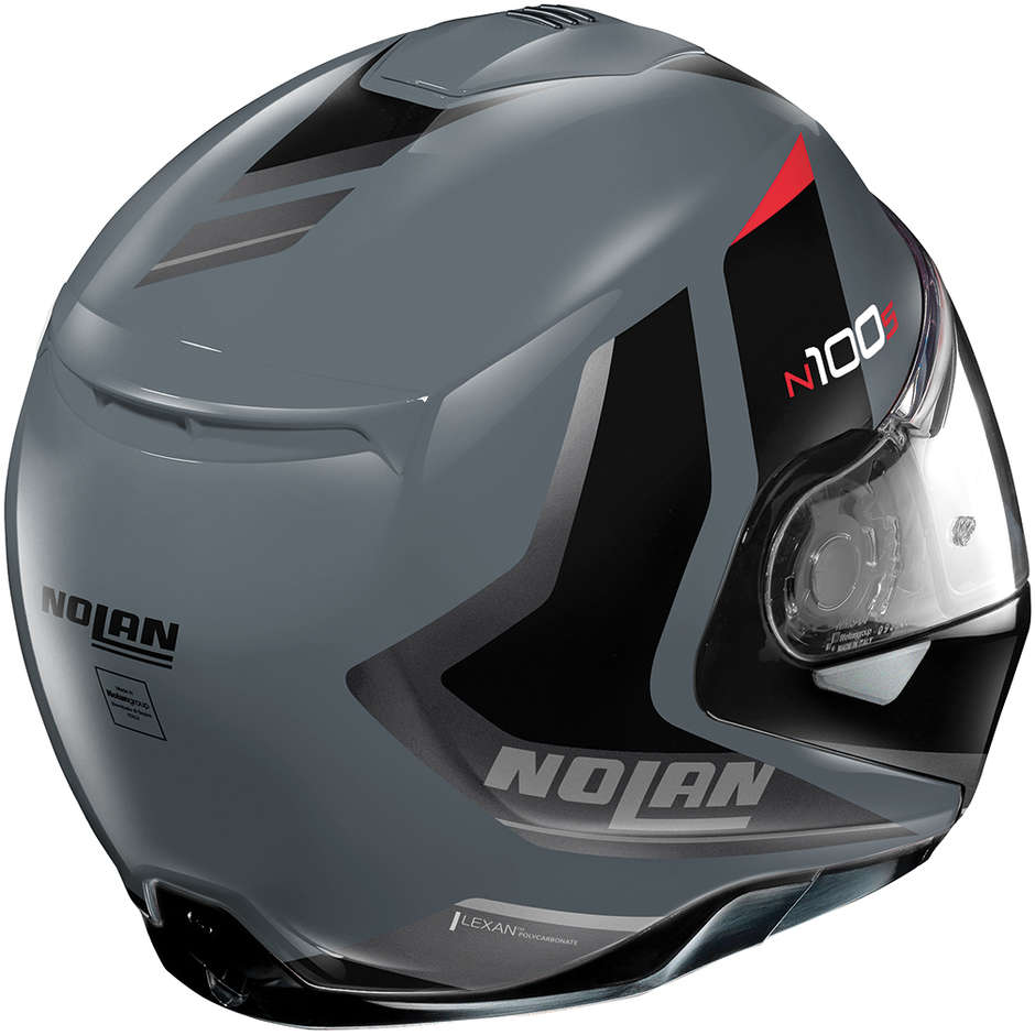Modular Motorcycle Helmet P / J approval Nolan N100.5 HILLTOP N-Com 064 Slate Gray