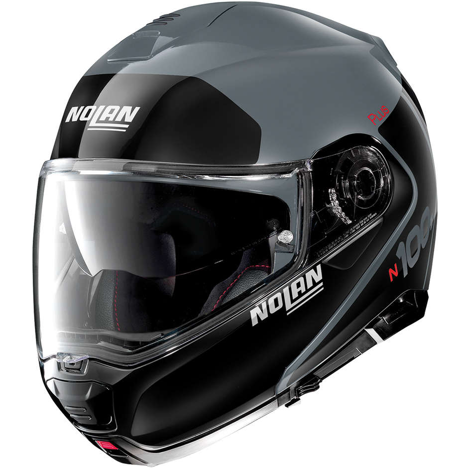 Modular Motorcycle Helmet P / J approval Nolan N100.5 PLUS DISTINCTIVE 049 N-Com Slate gray