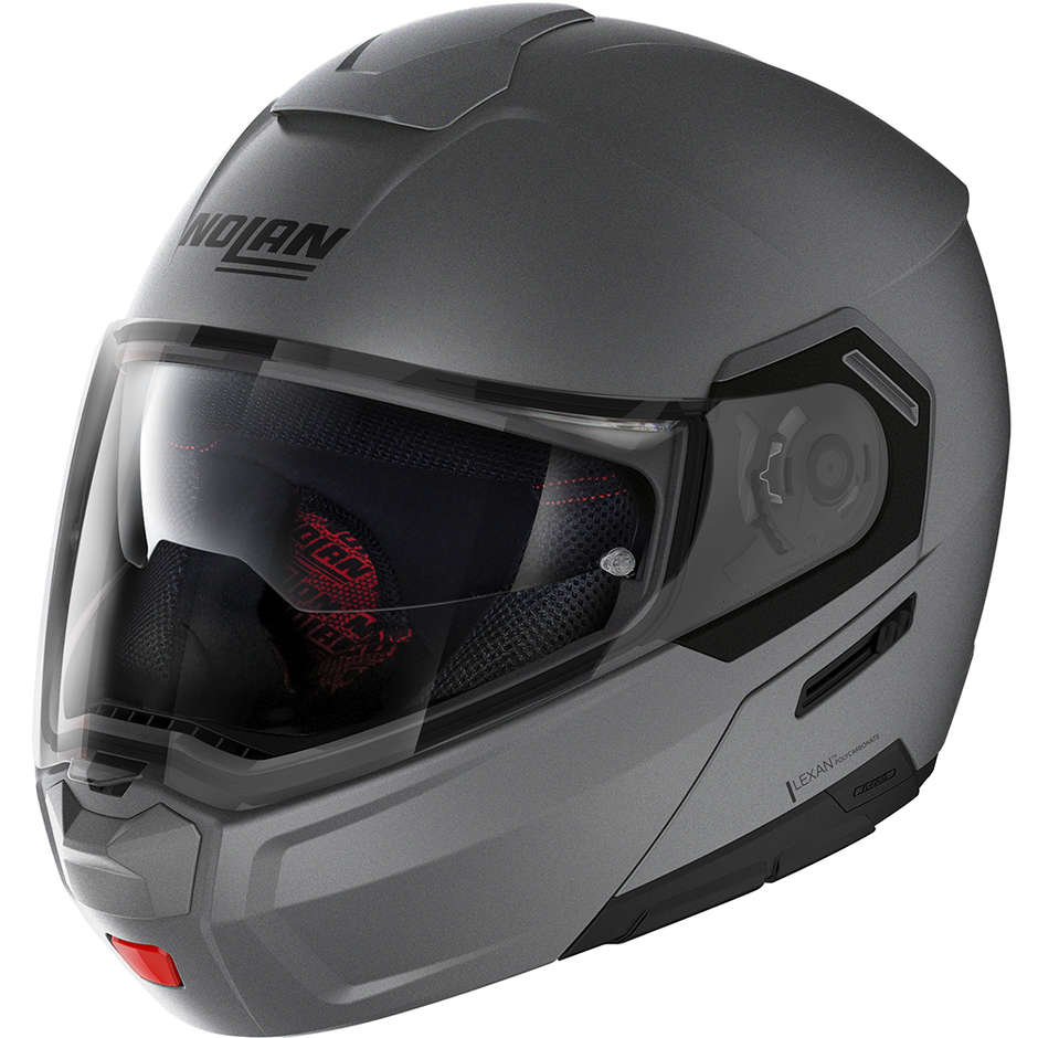 Modular Motorcycle Helmet P / J approval Nolan N90.3 CLASSIC N-Com 004 Lava Gray