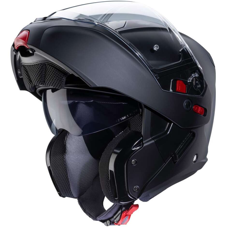 Modular Motorcycle Helmet P / J Approved Caberg HORUS X Matt Black