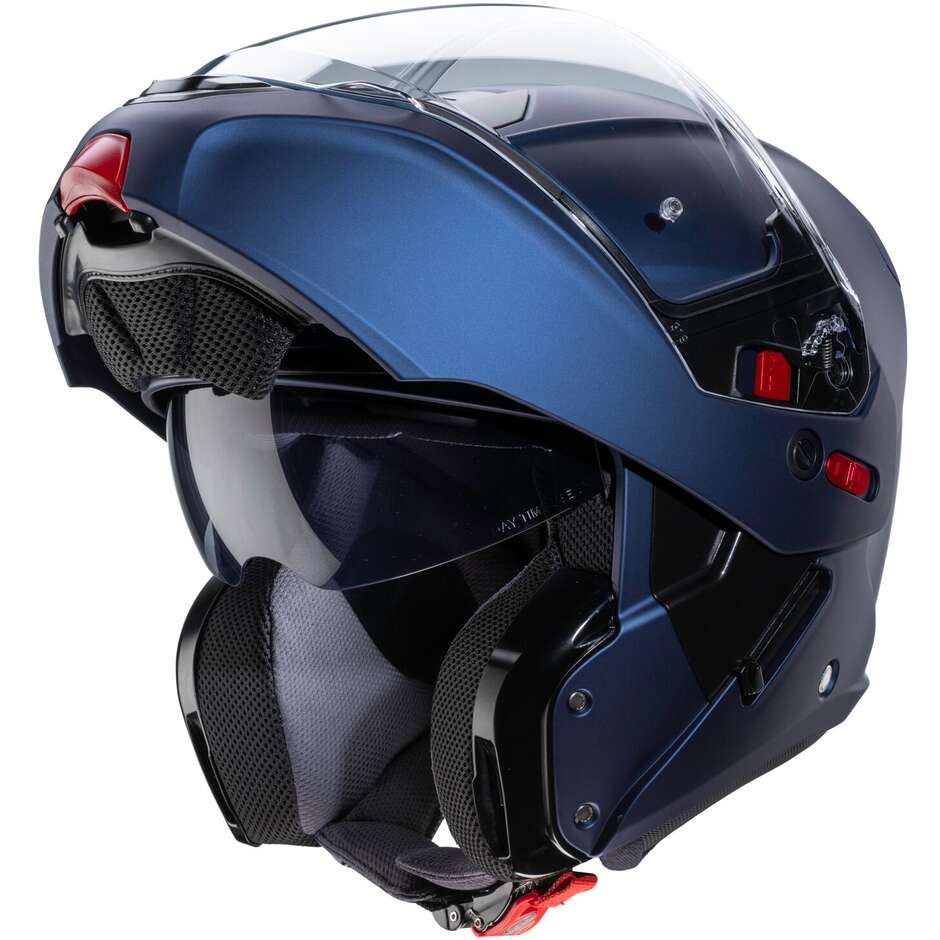 Modular Motorcycle Helmet P / J Approved Caberg HORUS X Matt Blue Yama