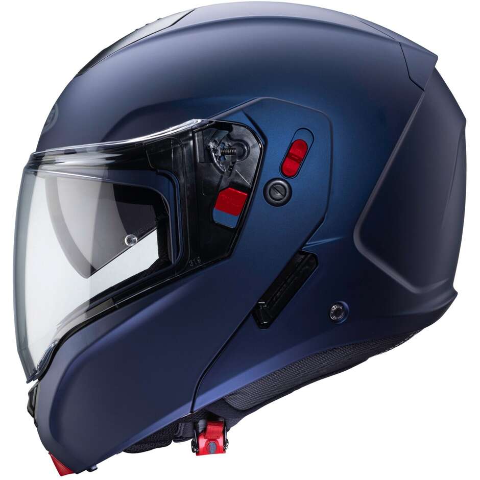 Modular Motorcycle Helmet P / J Approved Caberg HORUS X Matt Blue Yama