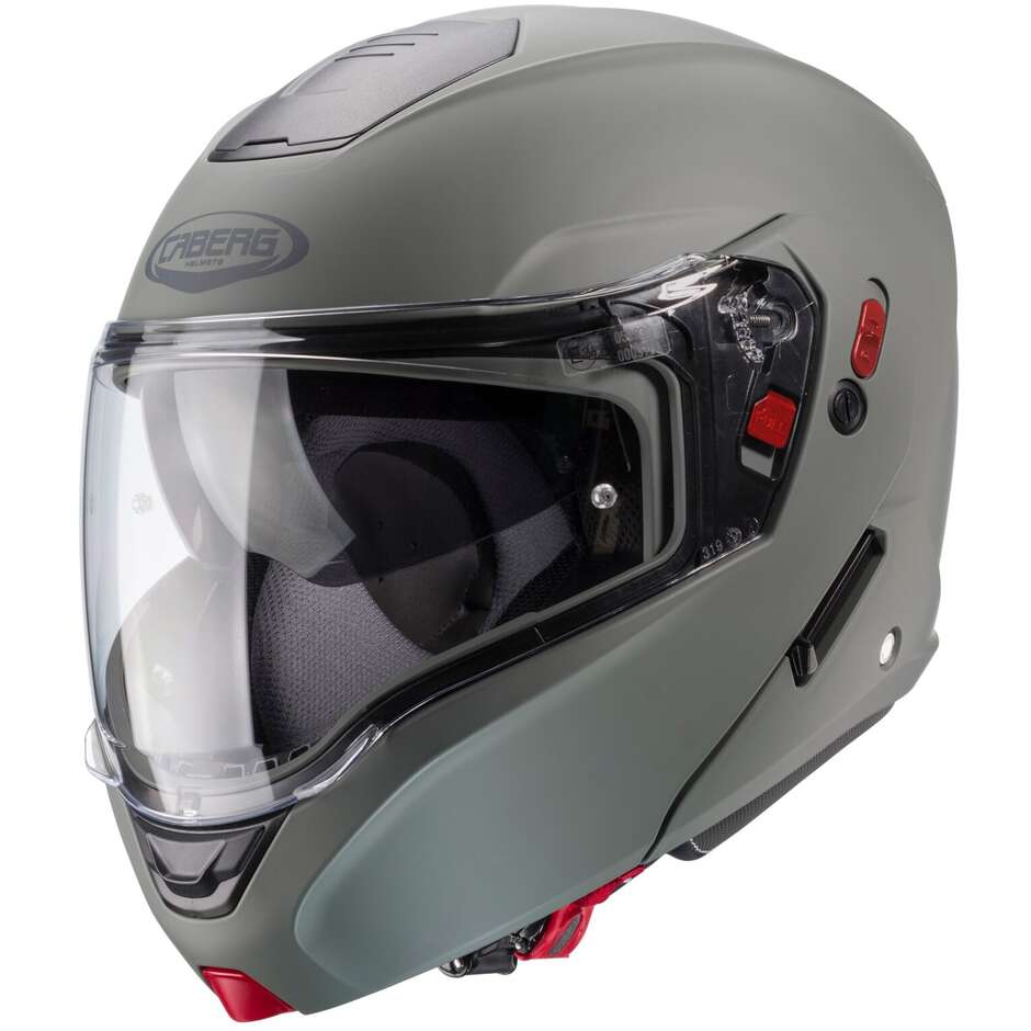 Modular Motorcycle Helmet P / J Approved Caberg HORUS X Matt Gray Kamo