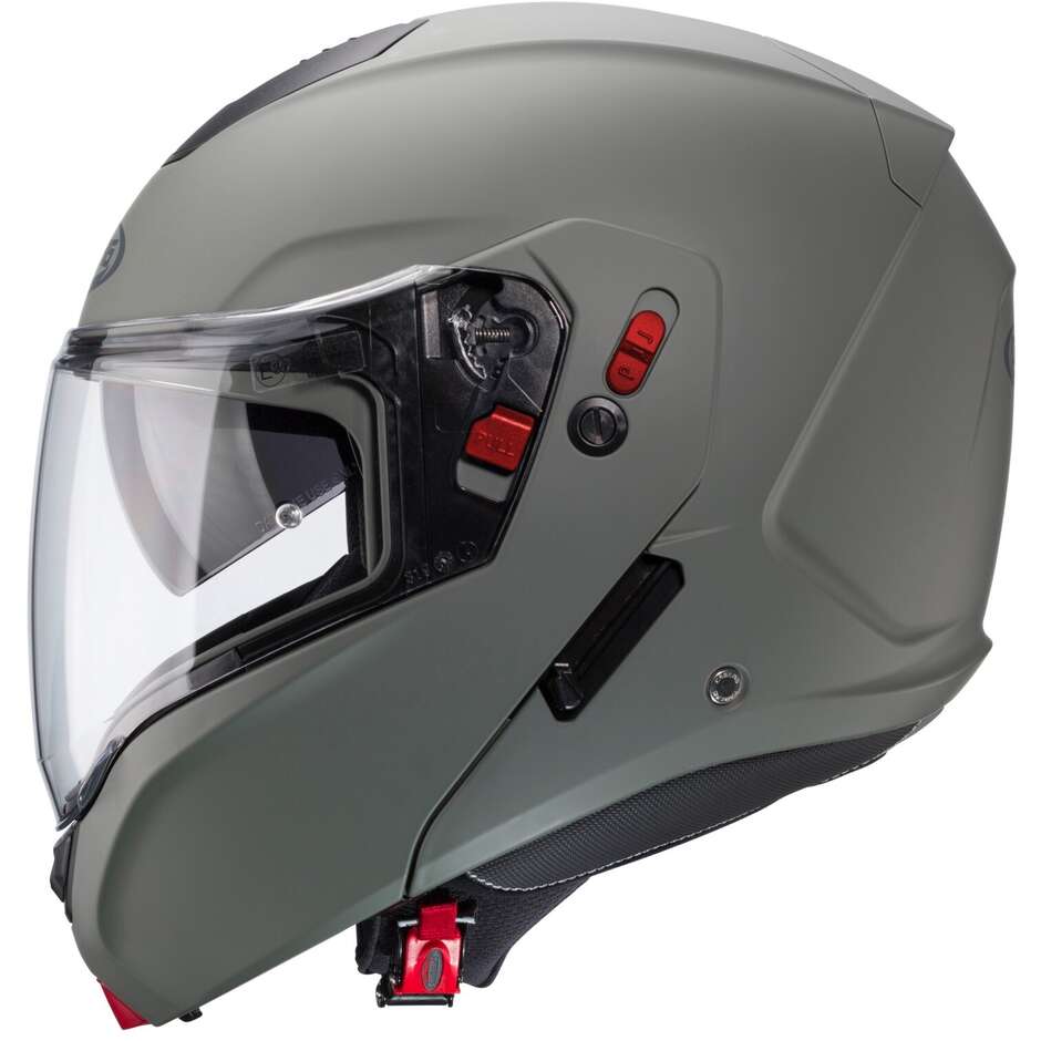 Modular Motorcycle Helmet P / J Approved Caberg HORUS X Matt Gray Kamo