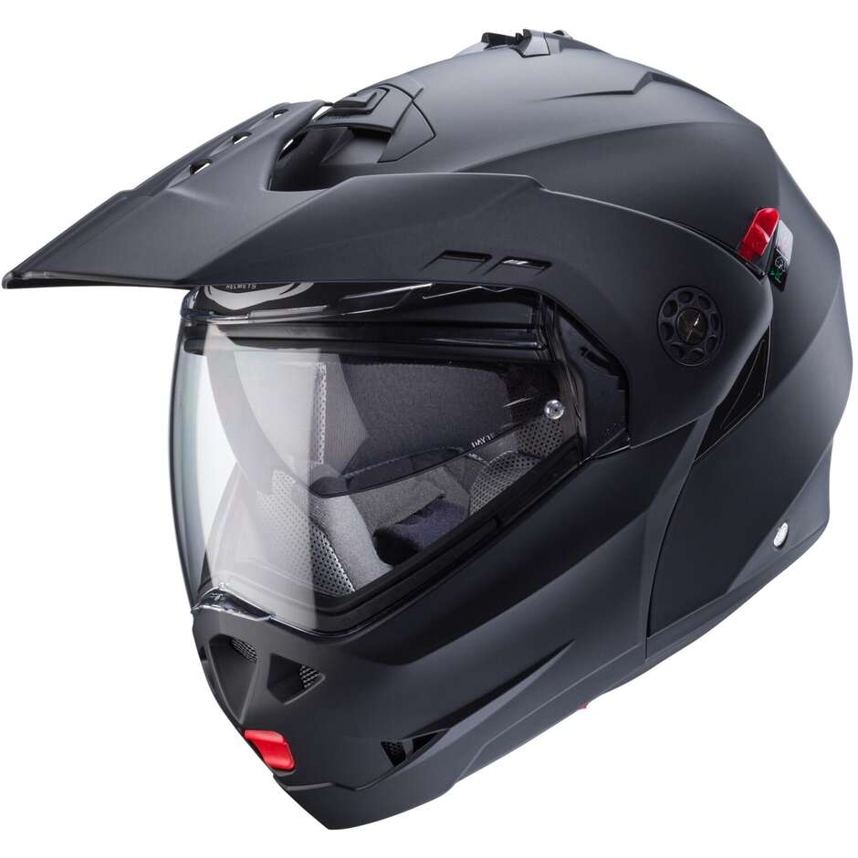 Modular Motorcycle Helmet P / J Approved Caberg TOURMAX X Matt Black