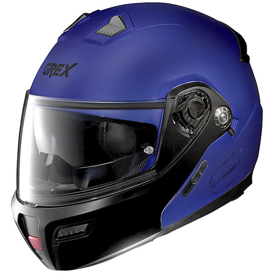 Modular Motorcycle Helmet P / J Approved Grex G9.1 Evolve COUPLE 'N-Com 034 Cayman Matt Blue