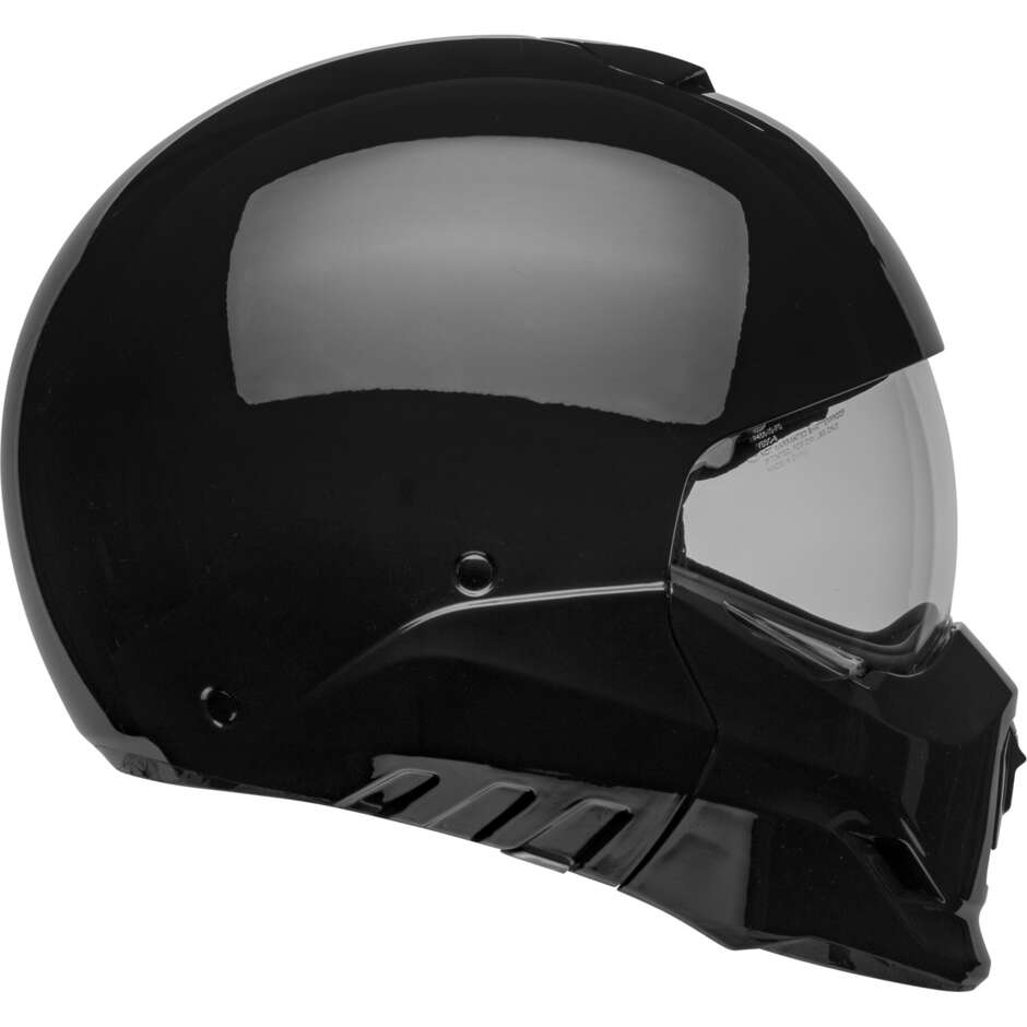 Modular Motorcycle Helmet P/J BELL BROOZER Glossy Black