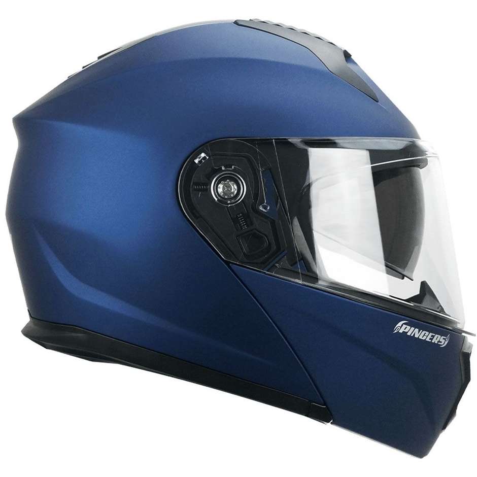 Modular Motorcycle Helmet P / J CGM 507a PINCERS MONO Blue Satin