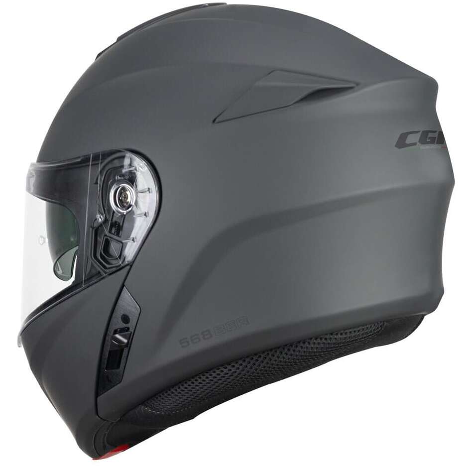 Modular Motorcycle Helmet P/J CGM 568A BER MONO Matt Graphite