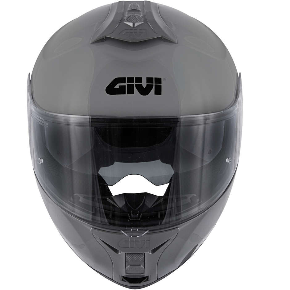 Modular Motorcycle Helmet P / J Givi X.20 EXPEDITION Solid Glossy Anthracite