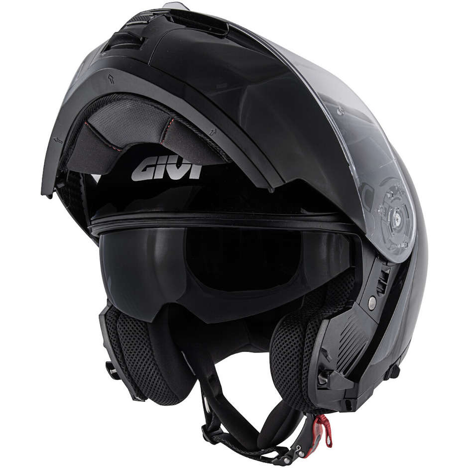 Modular Motorcycle Helmet P / J Givi X.20 EXPEDITION Solid Glossy Black