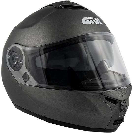 Modular Motorcycle Helmet P / J Givi X.20 EXPEDITION Solid Matt Titanium