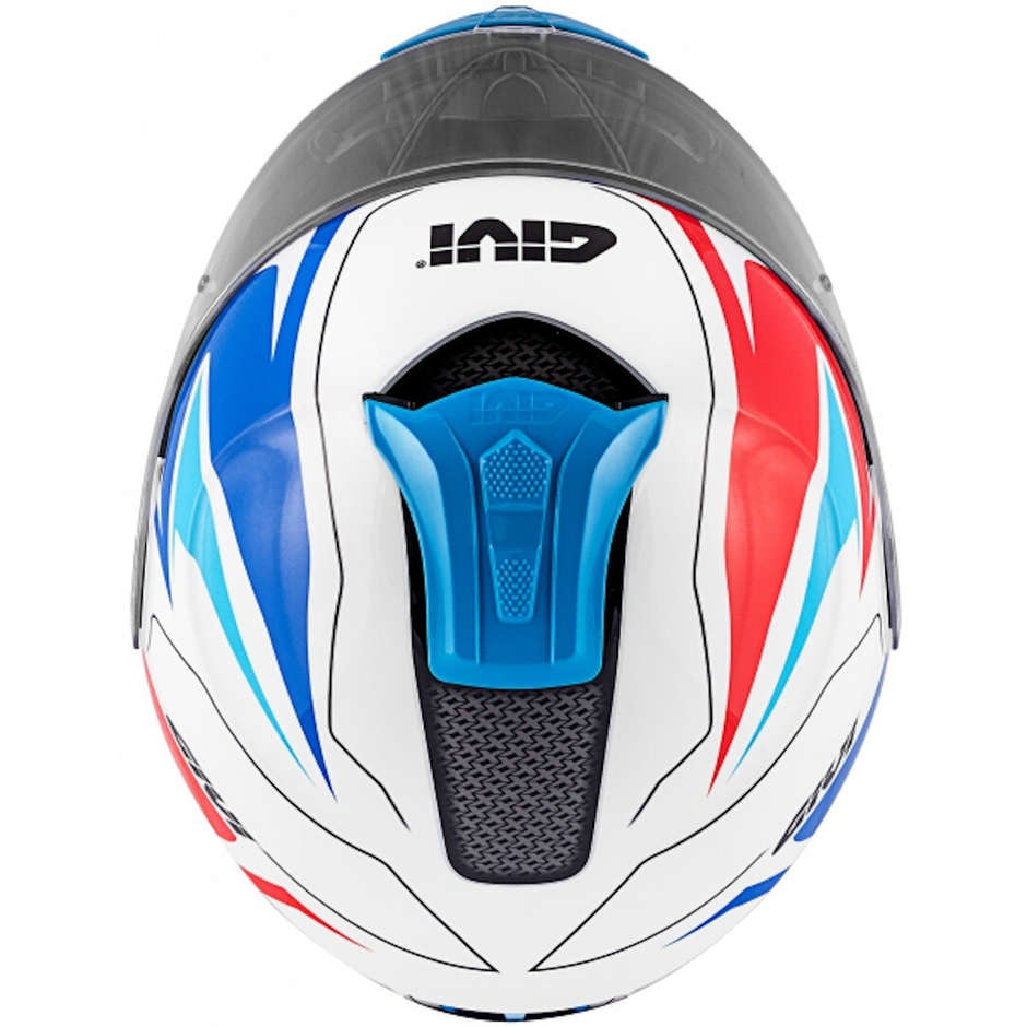 Modular Motorcycle Helmet P / J Givi X.21 CHALLENGER Shiver White Blue Red