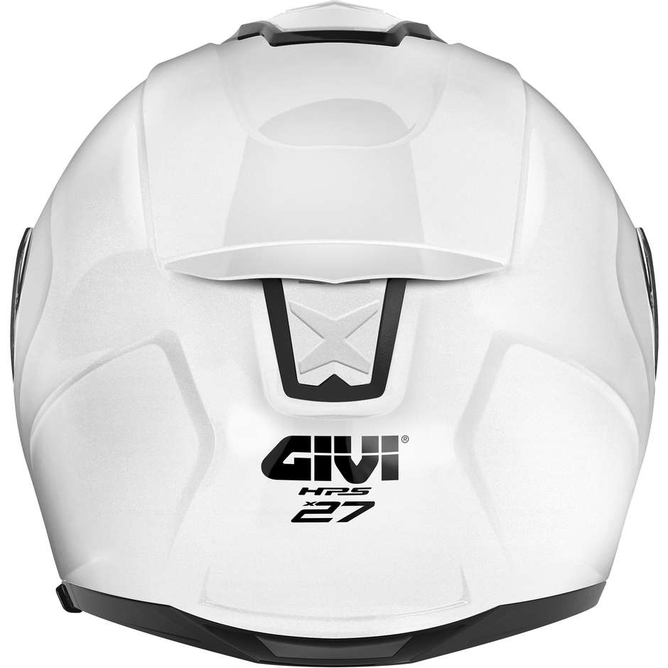 Modular Motorcycle Helmet P / J Givi X.27 SOLID White