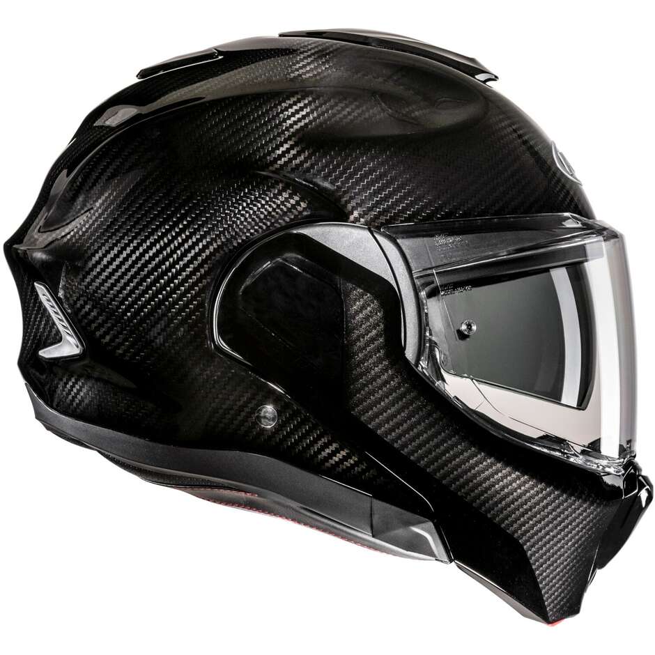 Modular Motorcycle Helmet P/J Hjc F100 CARBON Black