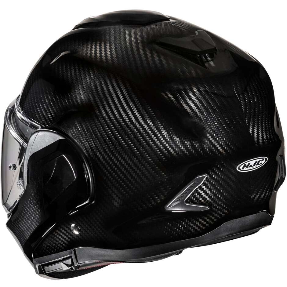 Modular Motorcycle Helmet P/J Hjc F100 CARBON Black