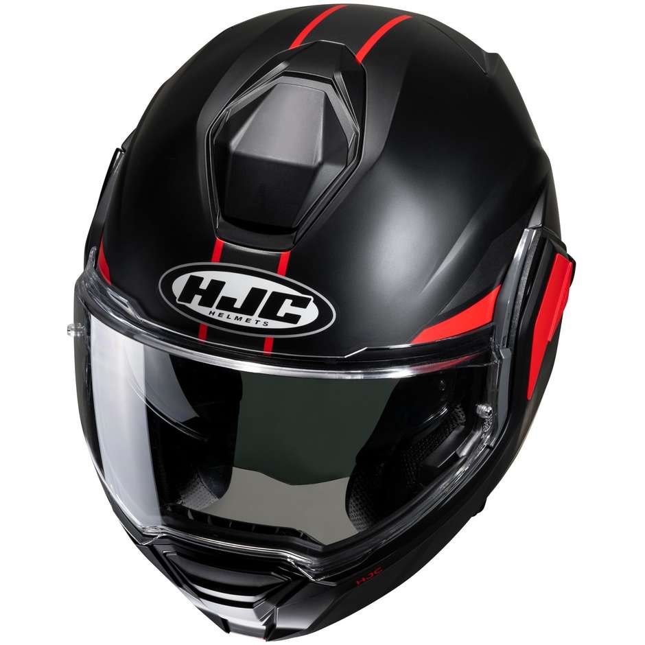 Modular Motorcycle Helmet P / J Hjc i100 BEIS MC1SF Matt Black Red