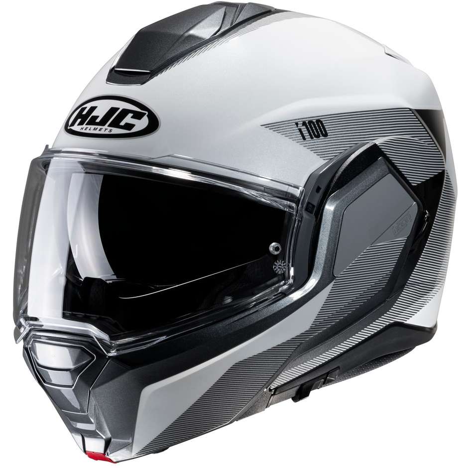 Modular Motorcycle Helmet P / J Hjc i100 BESTON MC5 White Gray