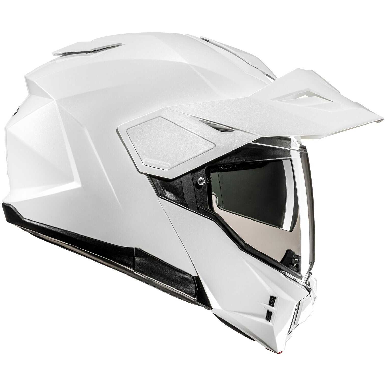 Modular Motorcycle Helmet P/J Hjc i80 Pearl White For Sale Online